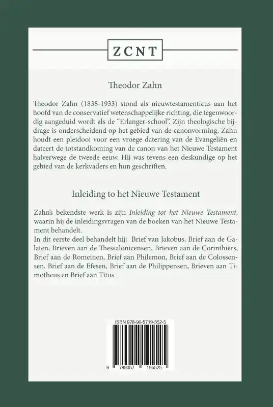 INLEIDING TOT HET NIEUWE TESTAMENT