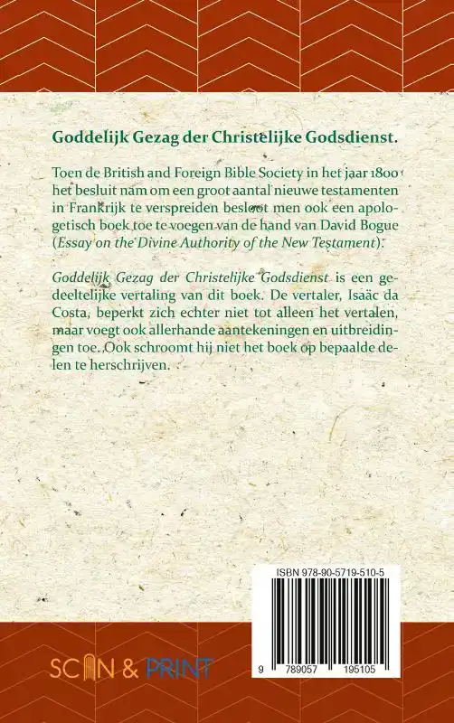 GODDELIJK GEZAG DER CHRISTELIJKE GODSDIENST