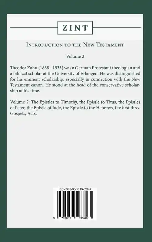 INTRODUCTION TO THE NEW TESTAMENT