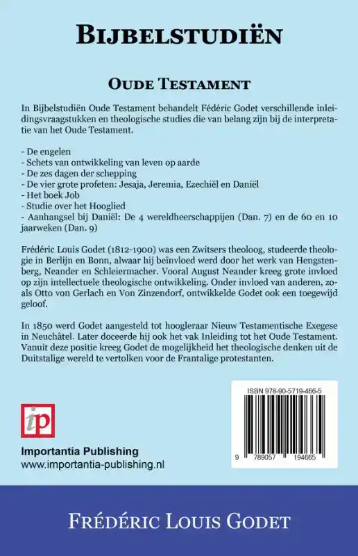 BIJBELSTUDIEN OUDE TESTAMENT