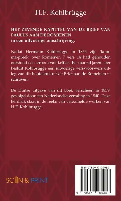 HET ZEVENDE KAPITTEL VAN DE BRIEF VAN PAULUS AAN DE ROMEINEN