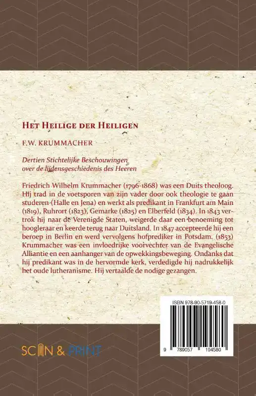 HET HEILIGE DER HEILIGE