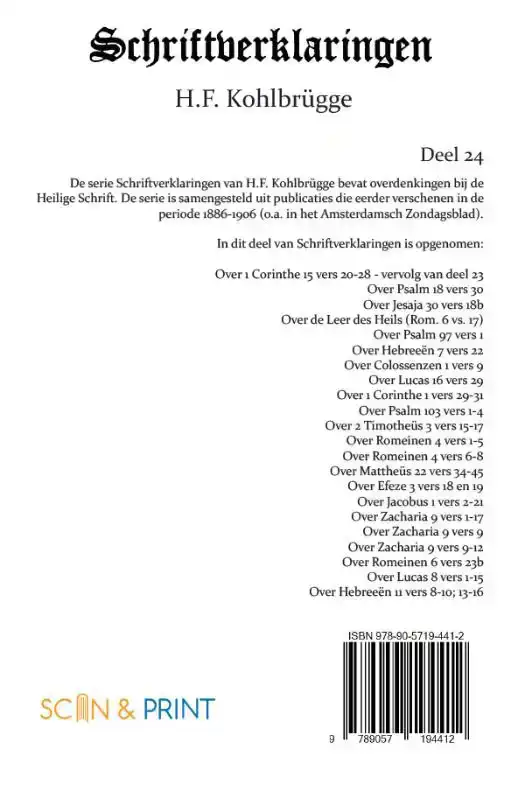 SCHRIFTVERKLARINGEN 24
