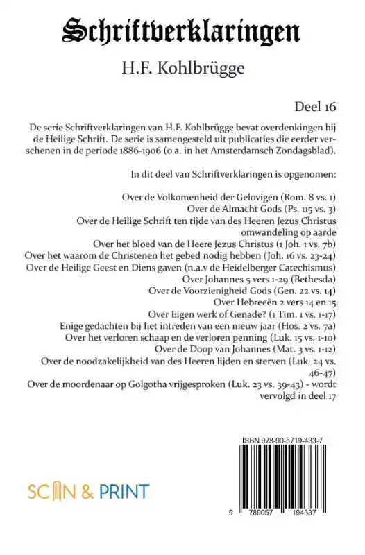 SCHRIFTVERKLARINGEN 16