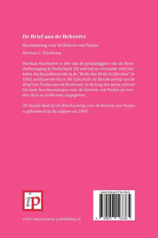 DE BRIEF AAN DE HEBREERS