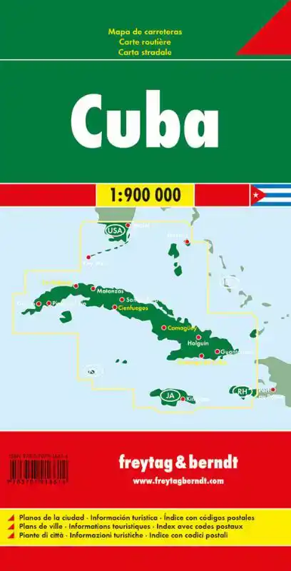 F&B WEGENKAART CUBA