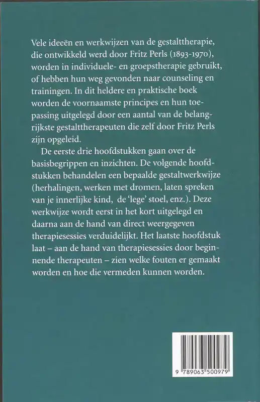 HANDBOEK GESTALTTHERAPIE