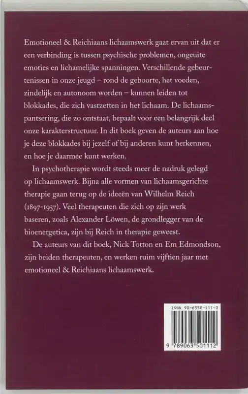 EMOTIONEEL & REICHIAANS LICHAAMSWERK