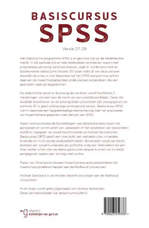 BASISCURSUS SPSS