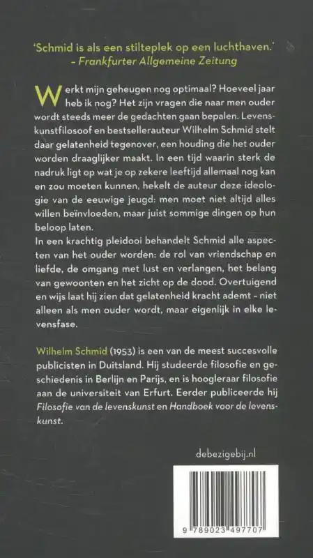 EEN KLEINE FILOSOFIE VAN HET OUDER WORDEN
