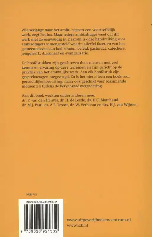 EEN VOORTREFFELIJK WERK