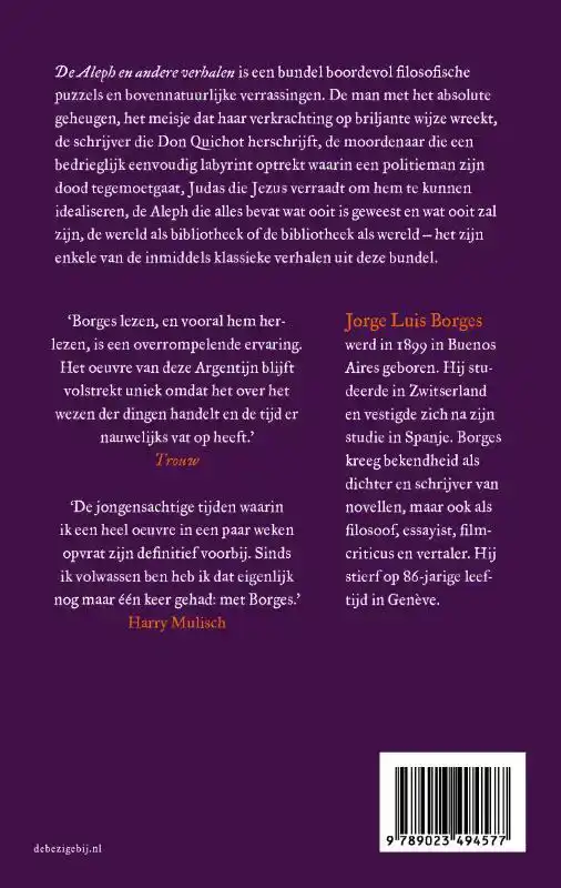 DE ALEPH EN ANDERE VERHALEN