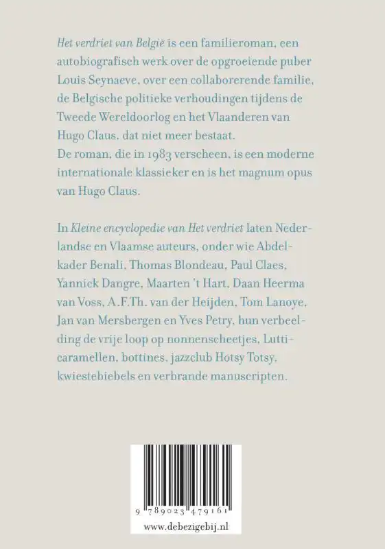 KLEINE ENCYCLOPEDIE VAN HET VERDRIET