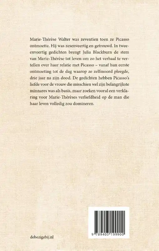 DE VROUW DIE VAN PICASSO BLEEF HOUDEN