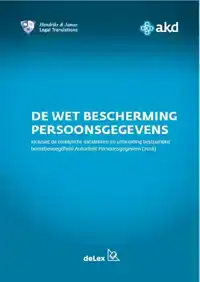 WET BESCHERMING PERSOONSGEGEVENS