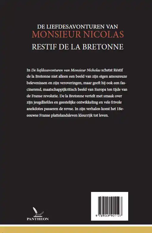 DE LIEFDESAVONTUREN VAN MONSIEUR NICOLAS