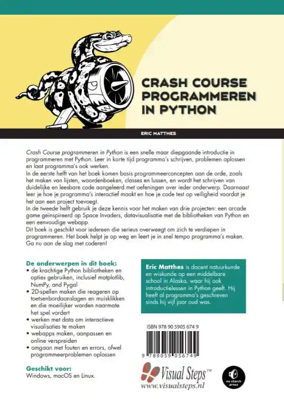 CRASH COURSE PROGRAMMEREN IN PYTHON