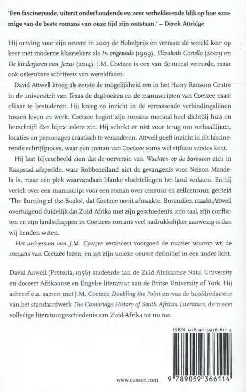 HET UNIVERSUM VAN J.M. COETZEE