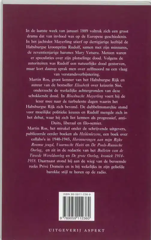 BLOEDNACHT MAYERLING 1889-1945