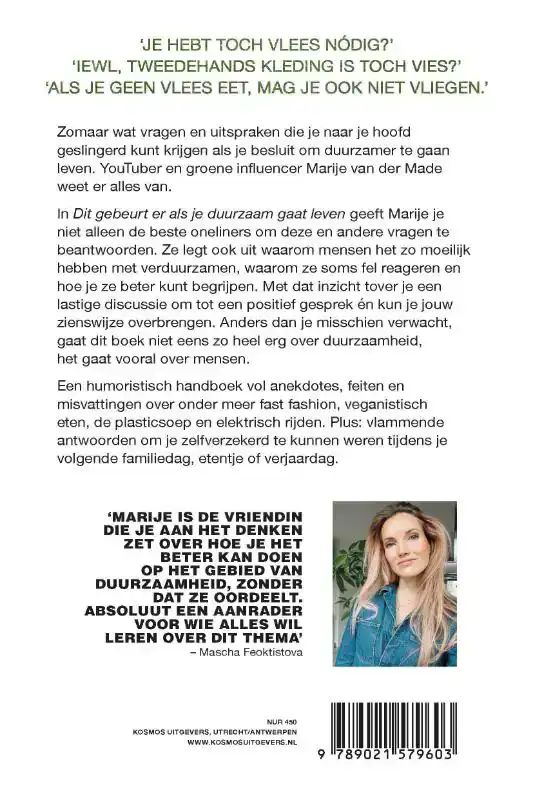 DIT GEBEURT ER ALS JE DUURZAAM GAAT LEVEN