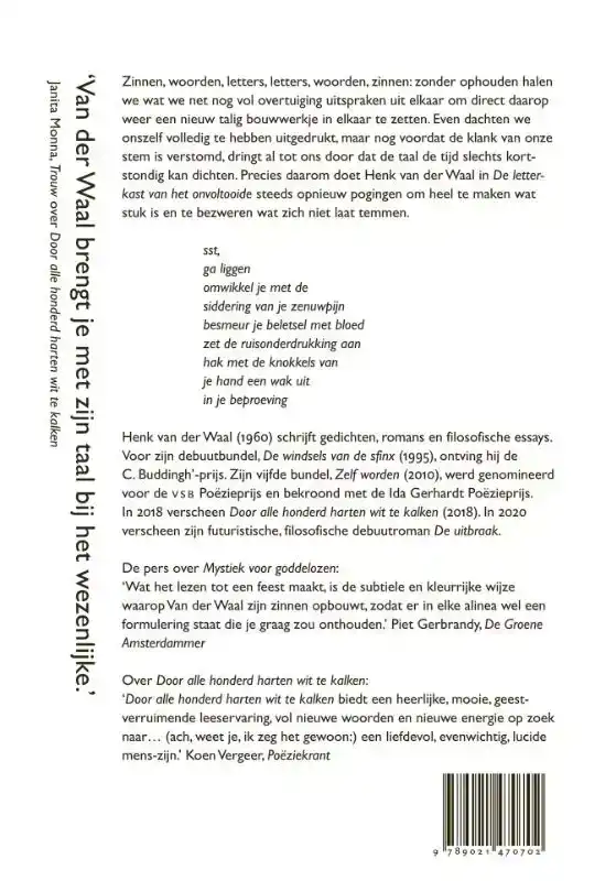 DE LETTERKAST VAN HET ONVOLTOOIDE