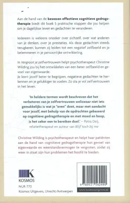 VERGROOT JE ZELFVERTROUWEN