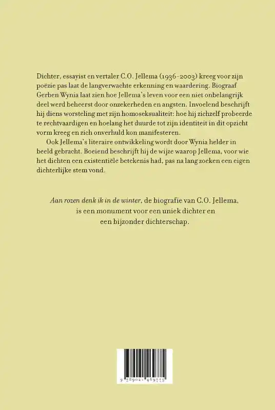 AAN ROZEN DENK IK IN DE WINTER