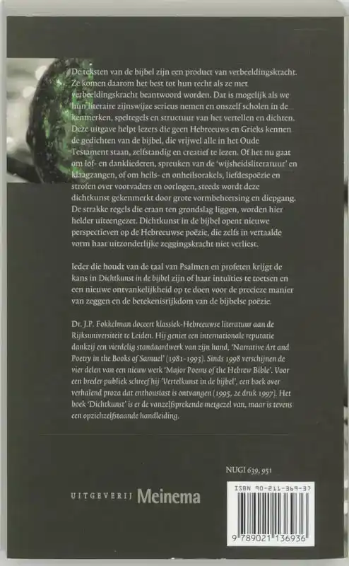 DICHTKUNST IN DE BIJBEL