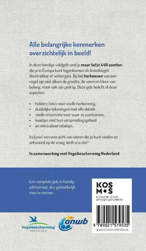 WELKE VOGEL IS DAT? ANWB VOGELGIDS