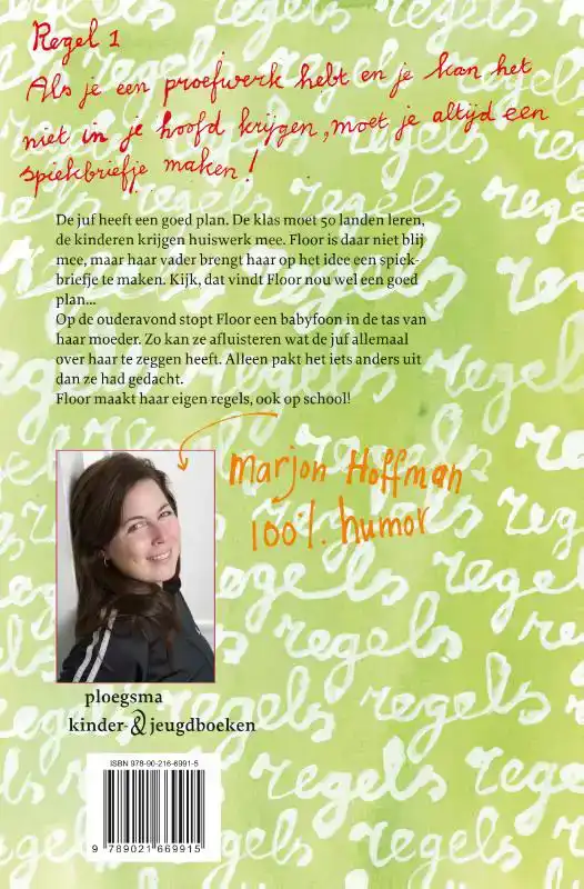 FLOOR SCHRIJFT STRAFREGELS