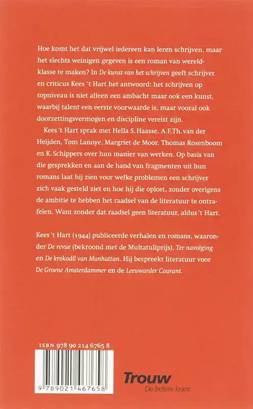 DE KUNST VAN HET SCHRIJVEN