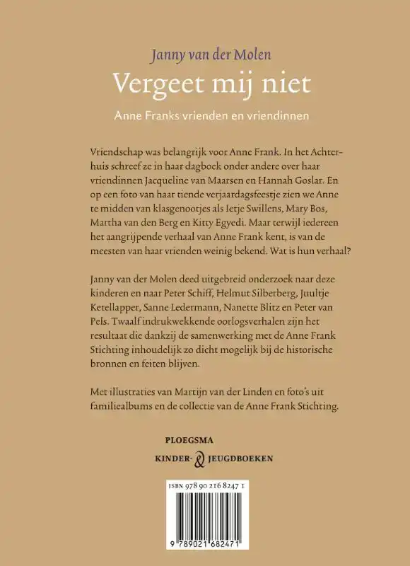 VERGEET MIJ NIET