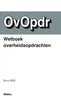 WETBOEK OVERHEIDSOPDRACHTEN