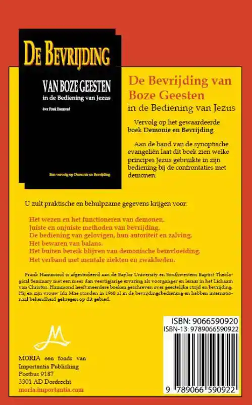 DE BEVRIJDING VAN BOZE GEESTEN IN DE BEDIENING VAN JEZUS