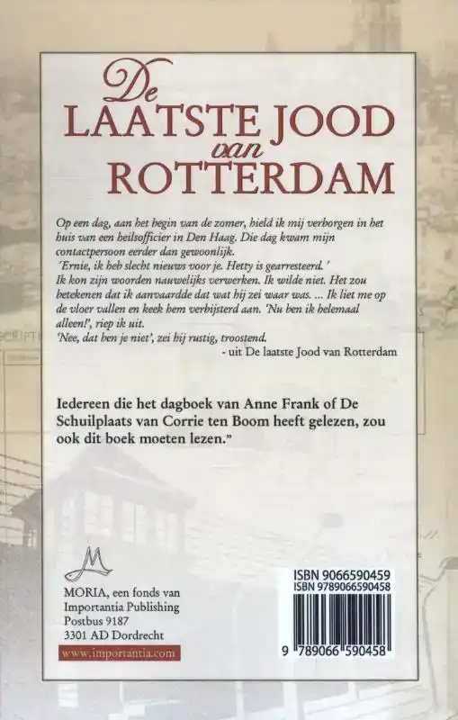 DE LAATSTE JOOD VAN ROTTERDAM