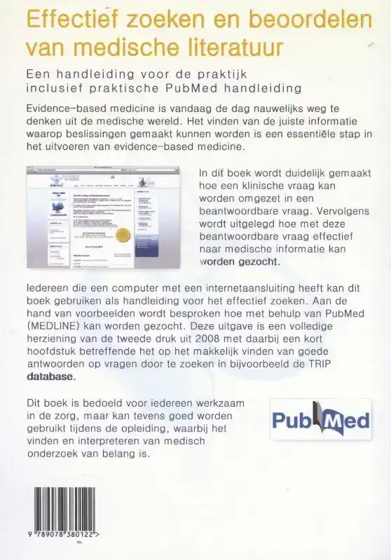 EFFECTIEF ZOEKEN EN BEOORDELEN VAN MEDISCHE LITERATUUR