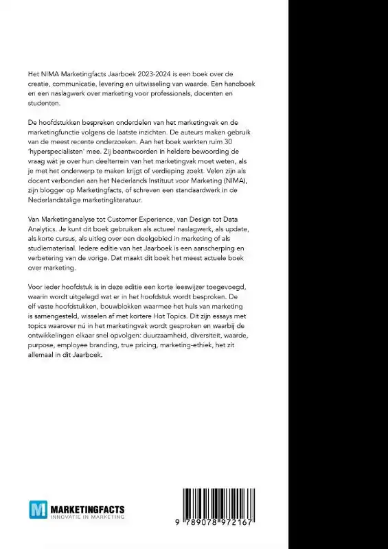 NIMA MARKETINGFACTS JAARBOEK 2023-2024