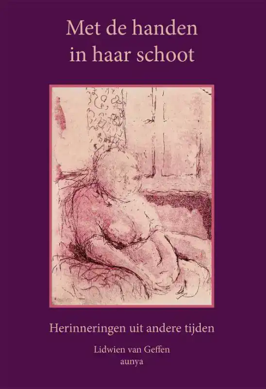 MET DE HANDEN IN HAAR SCHOOT