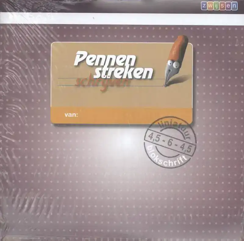 PENNENSTREKEN ED2 LIJNTJESSCHRIFT BLOKSCHRIFT 4,5-6-4,5 (5V)