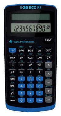 REKENMACHINE TEXAS TI-30 ECO RS