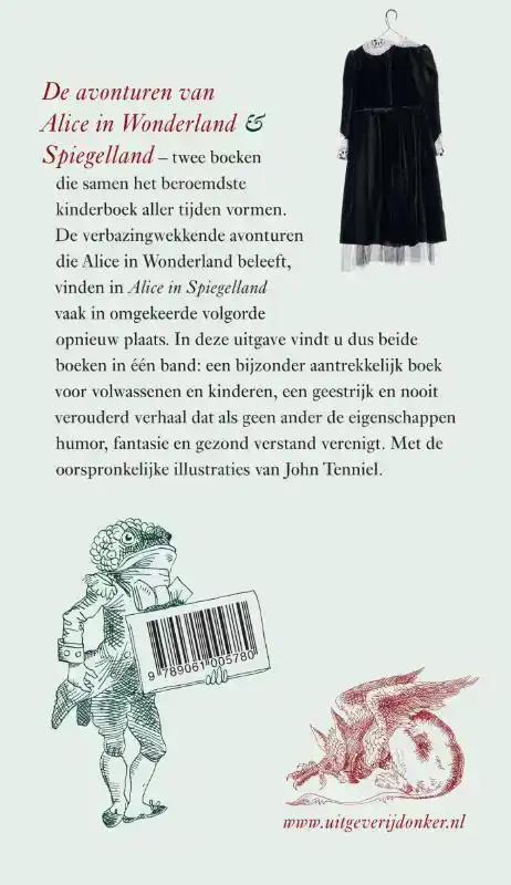 DE AVONTUREN VAN ALICE IN WONDERLAND EN SPIEGELLAND