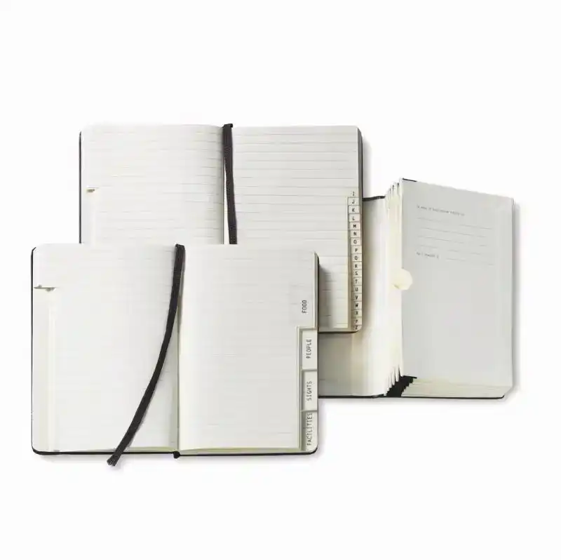 ADRESBOEK MOLESKINE L 130X210MM HC LIJN
