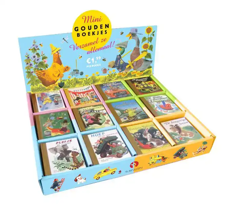 MINI GOUDEN BOEKJES DISPLAY 12X5 EX