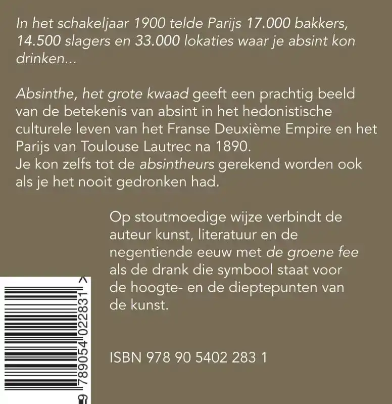 ABSINTHE. HET GROTE KWAAD