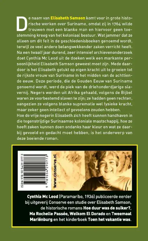 DE VRIJE NEGERIN ELISABETH