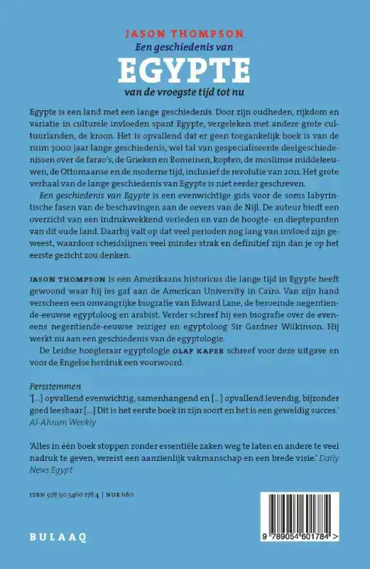 EEN GESCHIEDENIS VAN EGYPTE