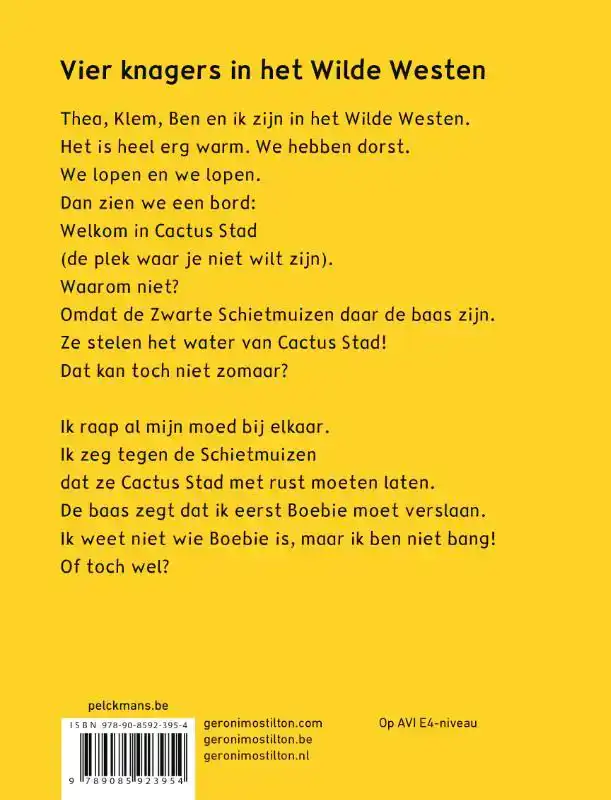 MAKKELIJK LEZEN - VIER KNAGERS IN HET WILDE WESTEN