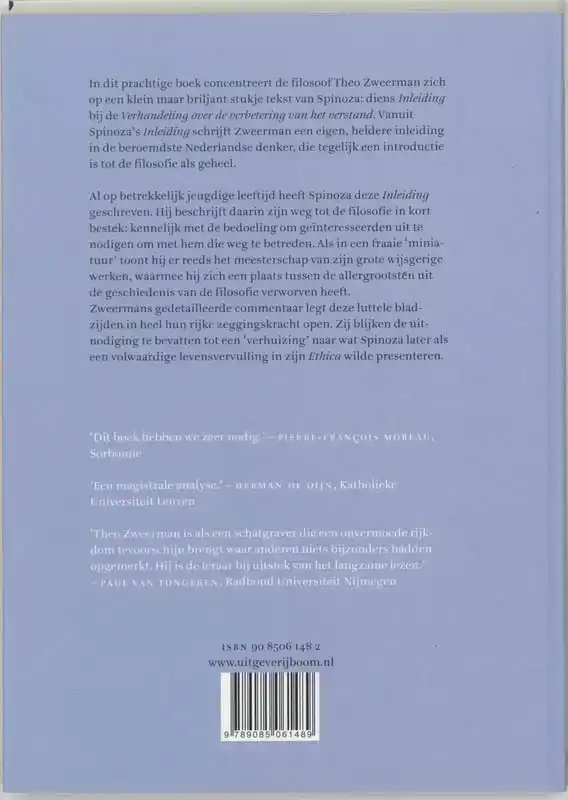 SPINOZA'S INLEIDING TOT FILOSOFIE