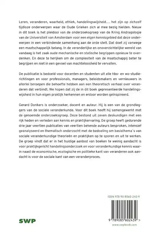 GRONDBEGINSELEN VAN VERANDEREN