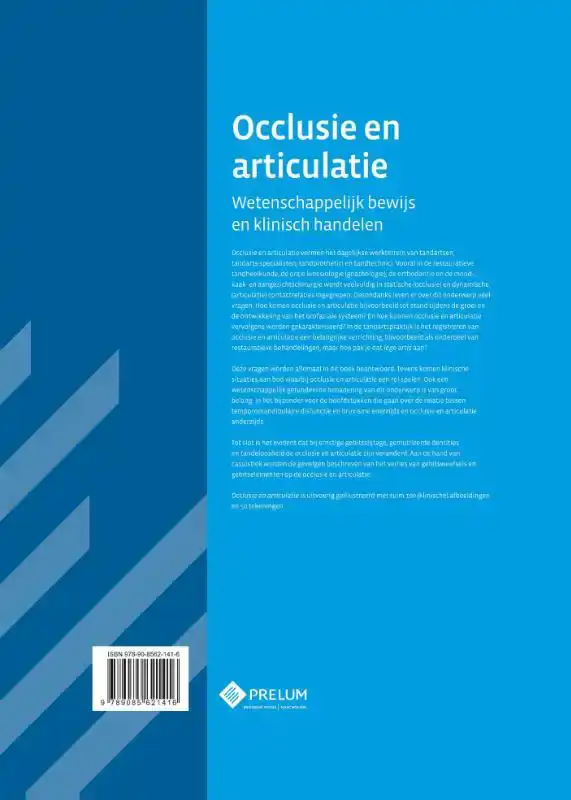 OCCLUSIE EN ARTICULATIE